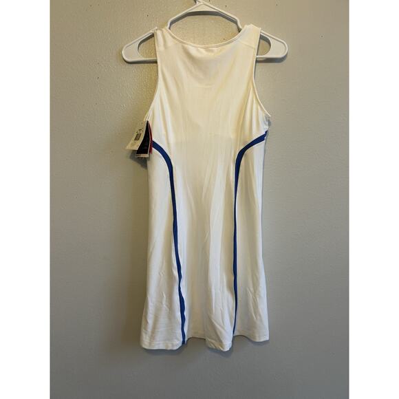 NEW Nike Dry-Fit Dress Tennis Pickleball , Swoosh, Preppy, White Small TALL LONG - Picture 3 of 16